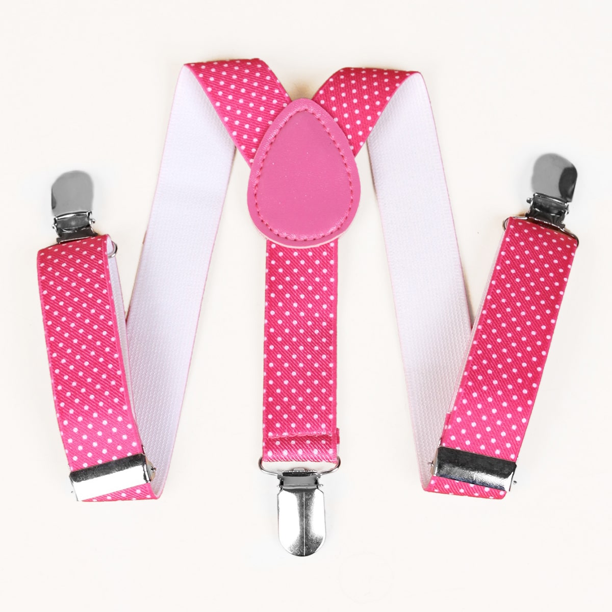 Детские подтяжки в горошек