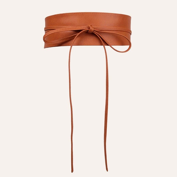 Bow Decor Plus Size Belt, Brown 
Bow Decor Plus Size Belt, Brown