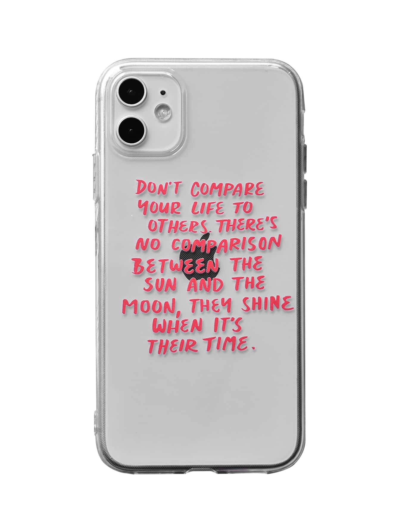 1pc Letter Graphic iPhone Case