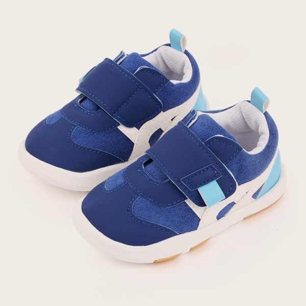 Toddler Boys Velcro Strap Sneakers, Blue