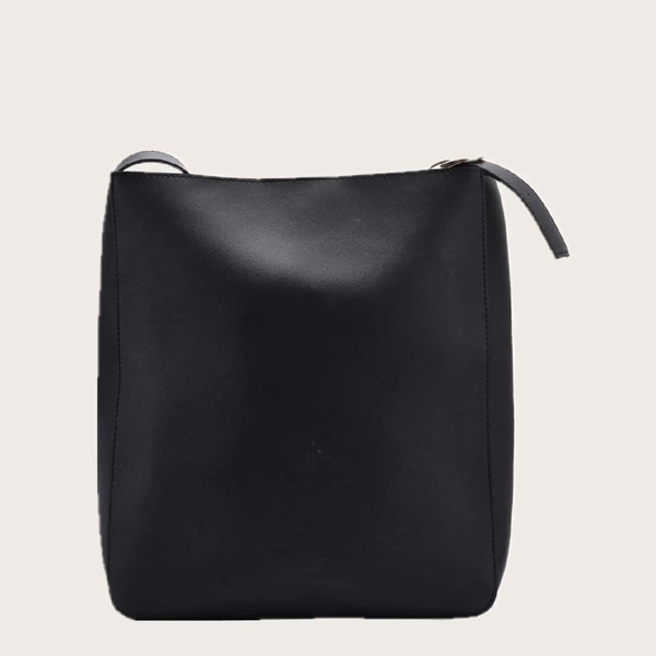 Minimalist Crossbody Bag, Black