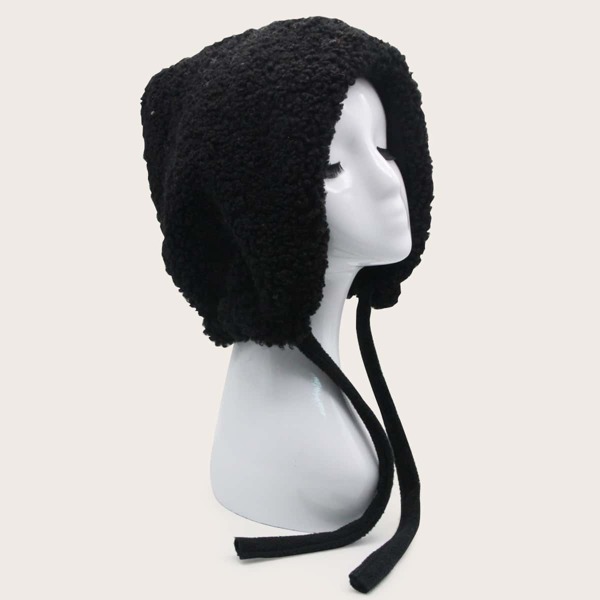 Solid Warm Hat, Black