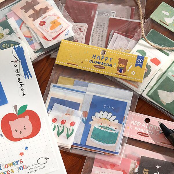 40pcs Cartoon Graphic Random Sticker, Multicolor 
40pcs Cartoon Graphic Random Sticker, Multicolor