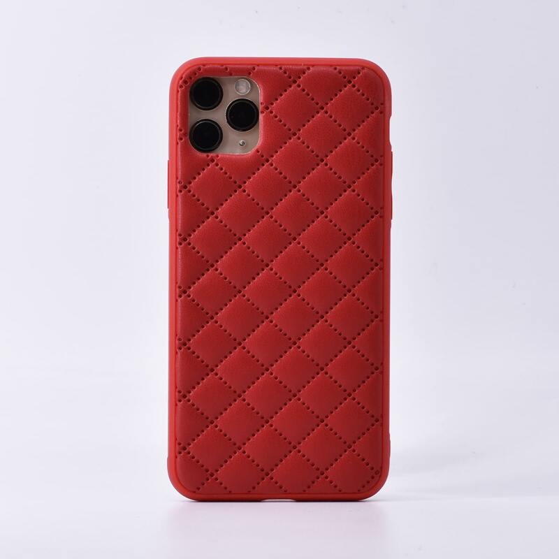 Solid Quilted iPhone Case, Red 
Solid Quilted iPhone Case, Red
