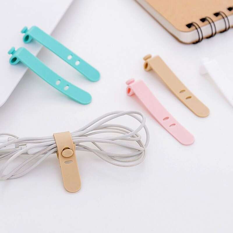 4pcs Data Cable Organizer, Multicolor 
4pcs Data Cable Organizer, Multicolor