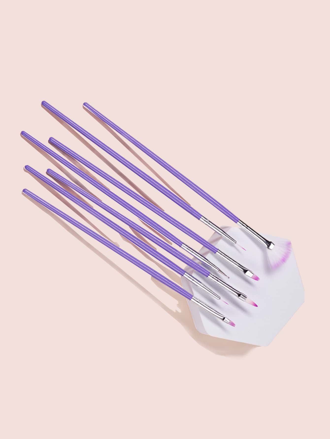 Nail Art Brushes Set,7Pcs Gel Nail Art Painting Kit Brushes, Flower Drawing Pen Gel Nail Polish Painting Brushes Nail Art Pens Kit Manicure Nail Art Polish Pen Tool,For Home Use and Professional Nail Salon