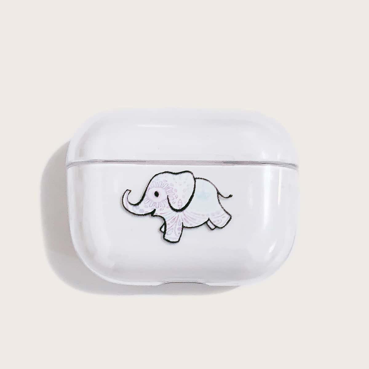 Elephant Print Clear  Case 
Elephant Print Clear  Case