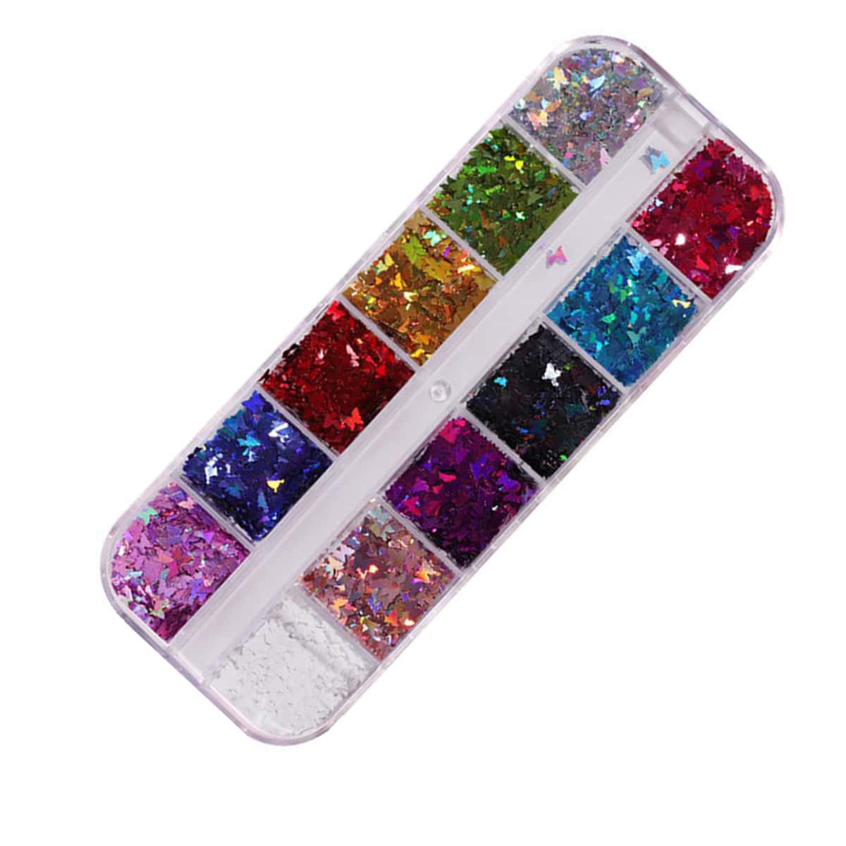 1box Holographic Butterfly Nail Art Decoration, Multicolor 
1box Holographic Butterfly Nail Art Decoration, Multicolor