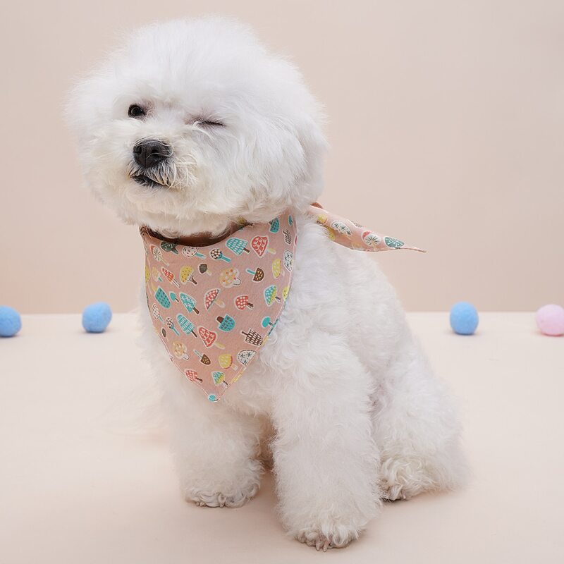 Cartoon Mushroom Pet Bandana, Multicolor 
Cartoon Mushroom Pet Bandana, Multicolor