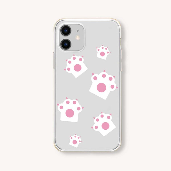 Paw Print iPhone Case, Clear