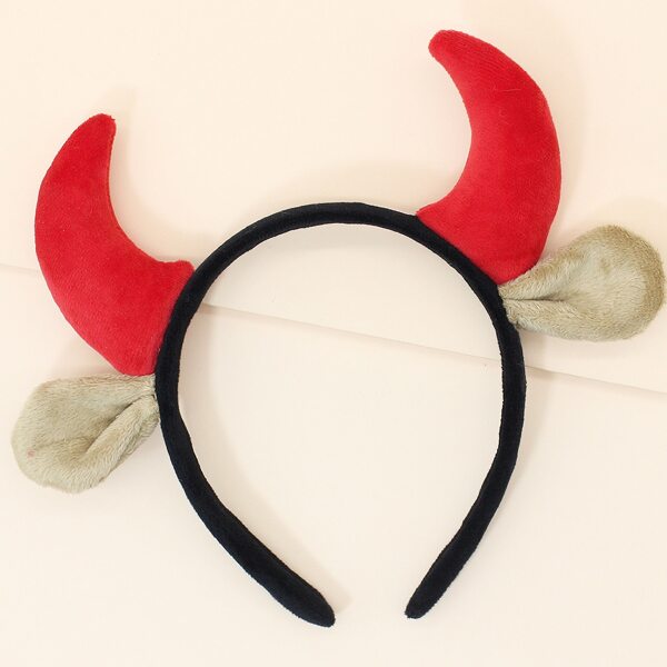 Toddler Girls Creative Hair Hoop, Red