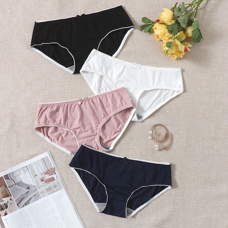 4pack Simple Panty Set, Multicolor 
4pack Simple Panty Set, Multicolor