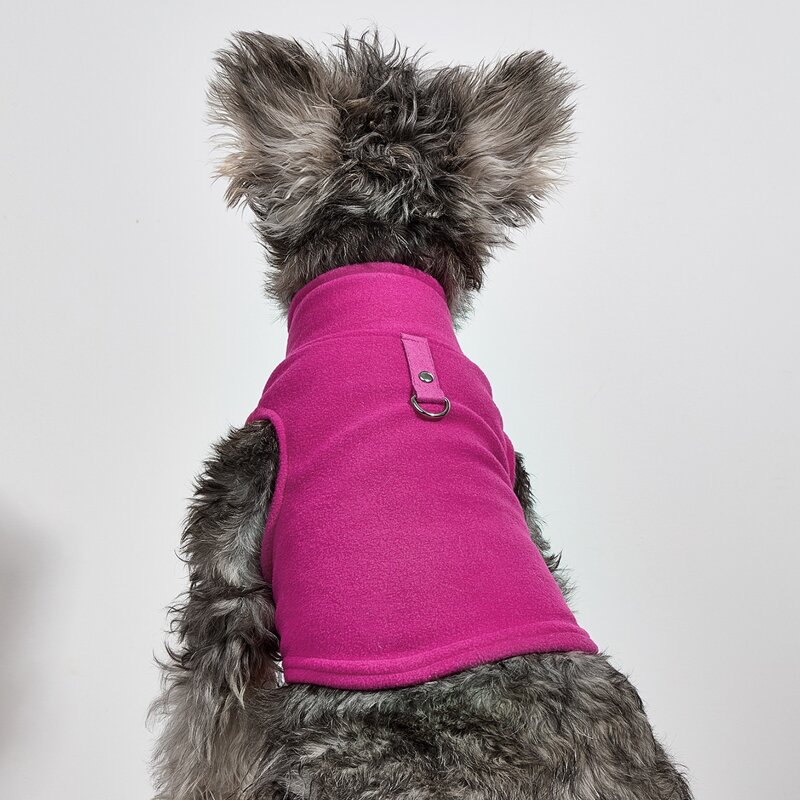 Solid Color Pet Tank Top With Traction Buckle, Hot pink 
Solid Color Pet Tank Top With Traction Buckle, Hot pink