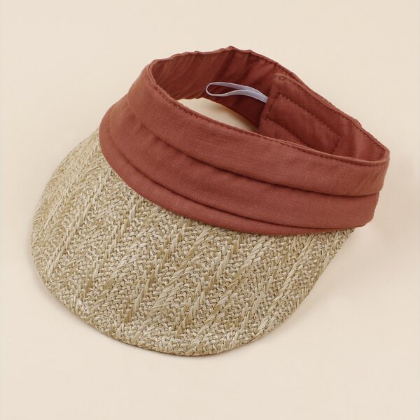 Two Tone Visor Hat, Redwood