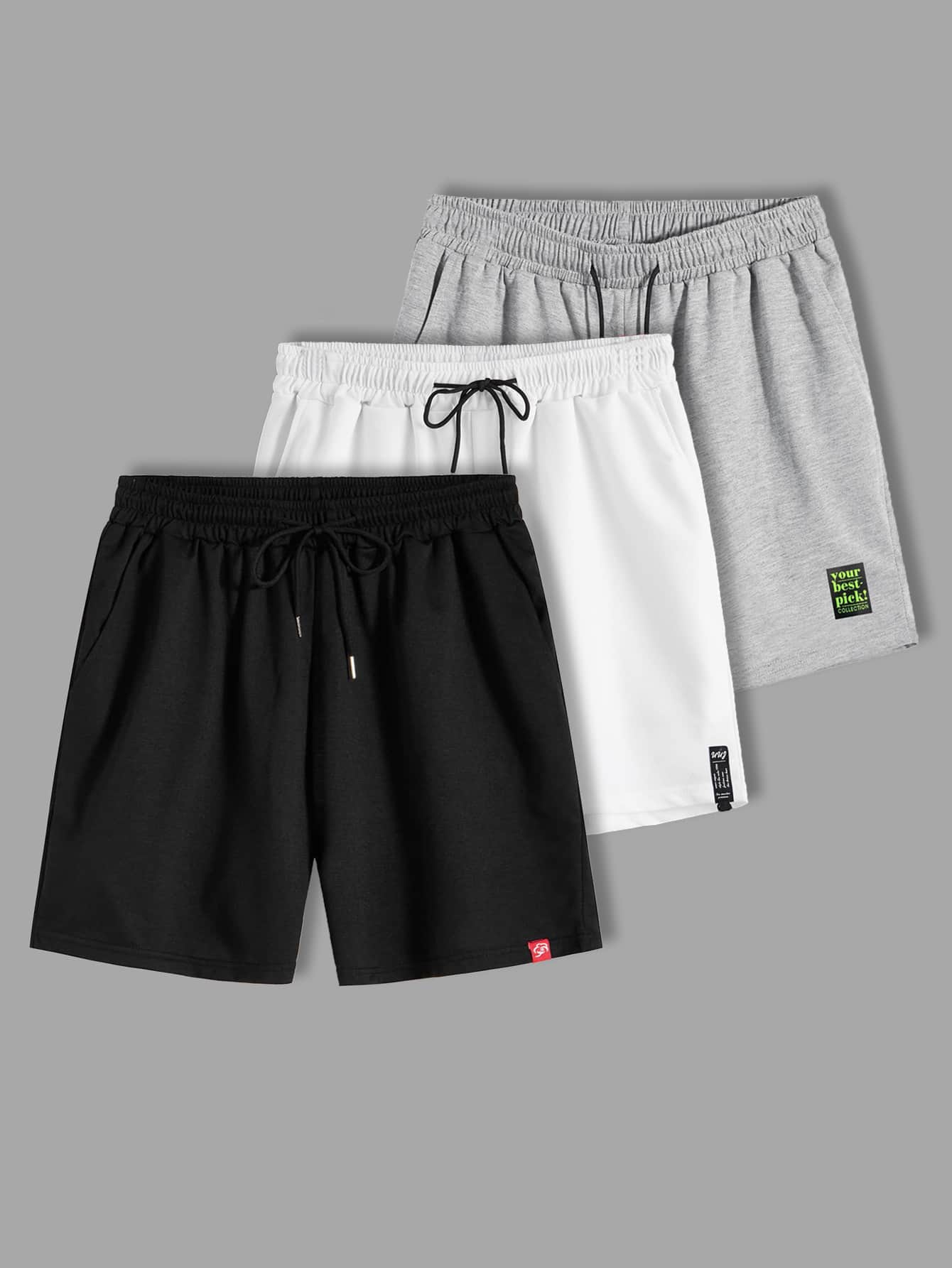 Cordão Carta ocasional Shorts Masculino