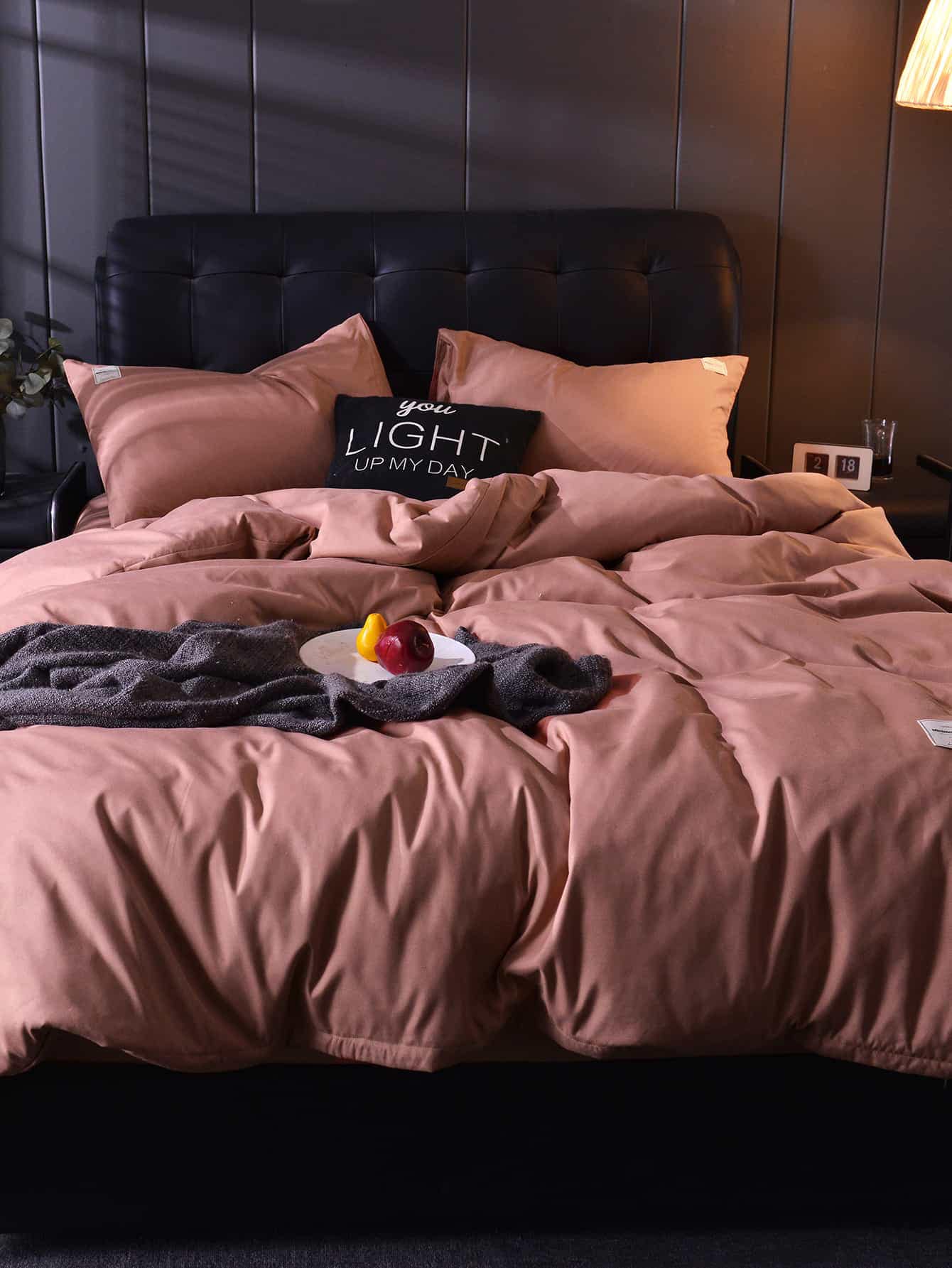 Plain Duvet Cover Set Without Filler