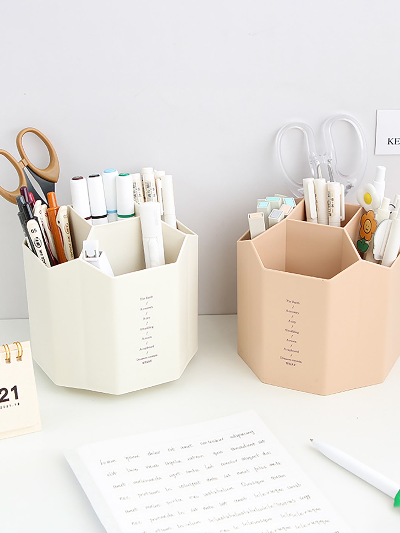 1pc Random Multifunction Large Pen Holder