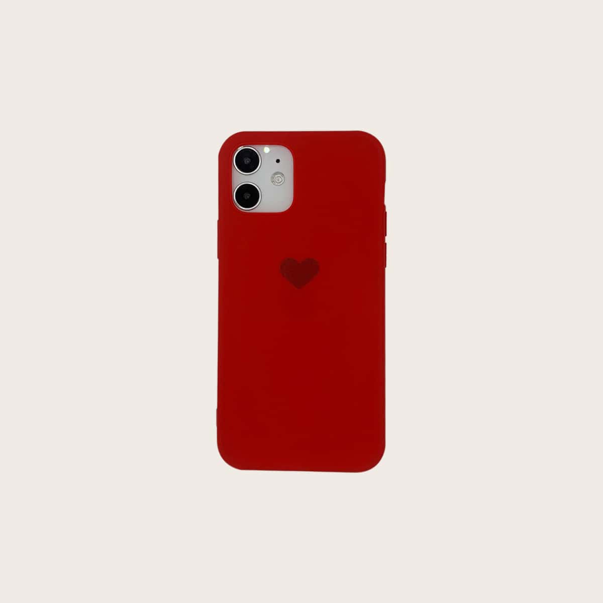 Heart Print Phone Case, Red 
Heart Print Phone Case, Red