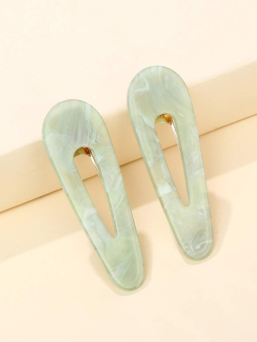 2pcs Hollow Out Hair Clip Casual Claw Clips Hair Claws Hair Barrettes