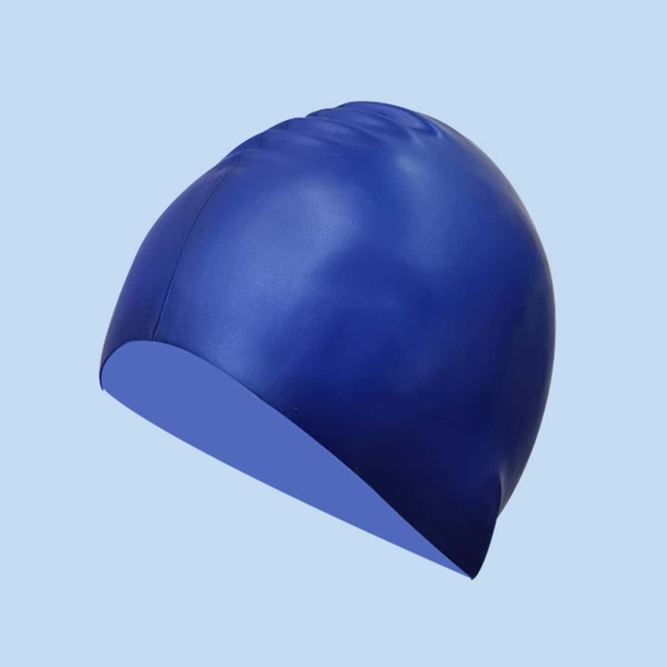 Silicone Swimming Cap, Royal blue