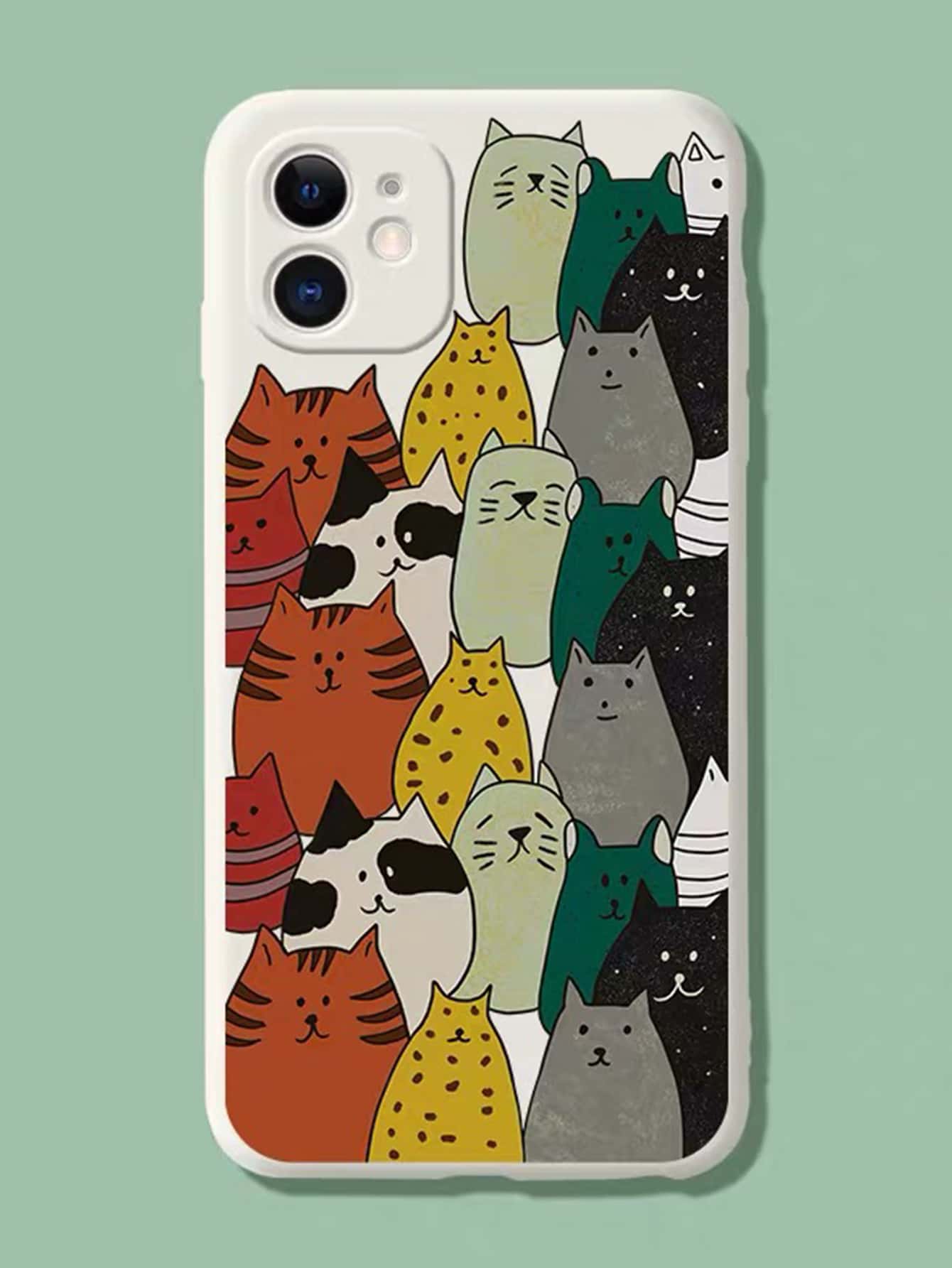 Cartoon Cat Phone Case