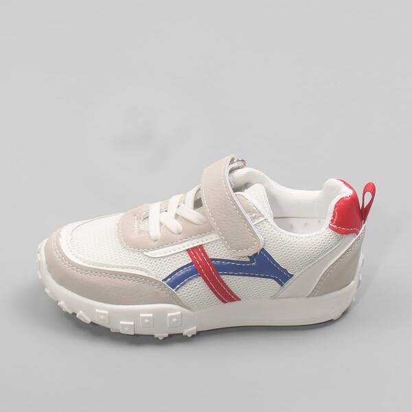 Girls Mesh Sneakers, Red