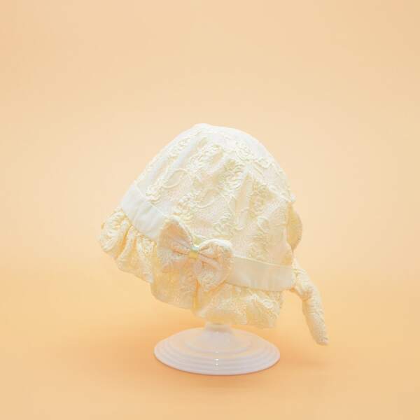 Baby Bow Knot Decor Hat, Yellow