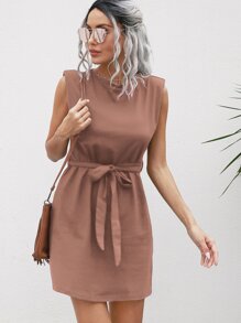 Belted Tank Dress