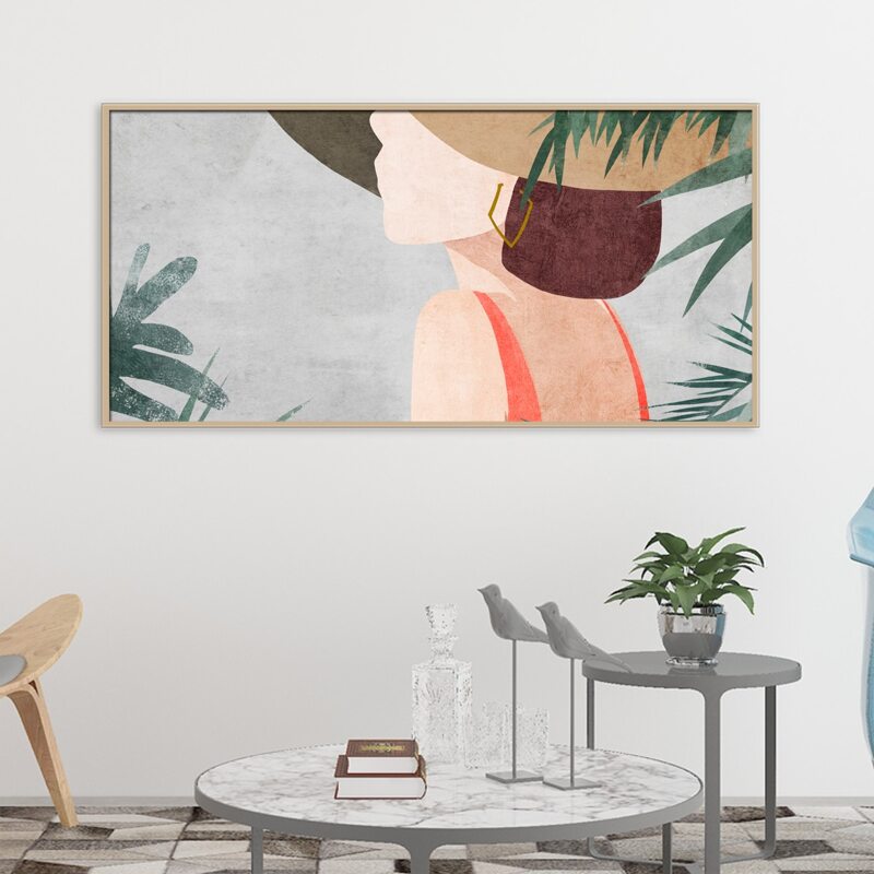 Figure Graphic Unframed Painting, Multicolor 
Figure Graphic Unframed Painting, Multicolor