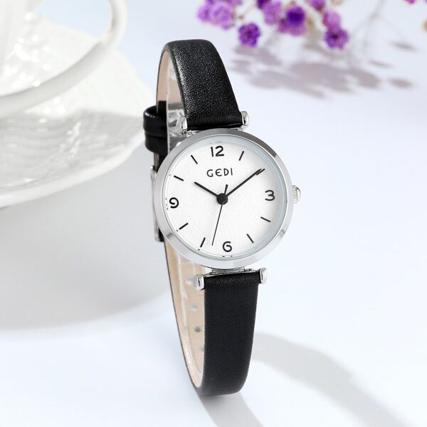 Round Pointer Quartz Watch