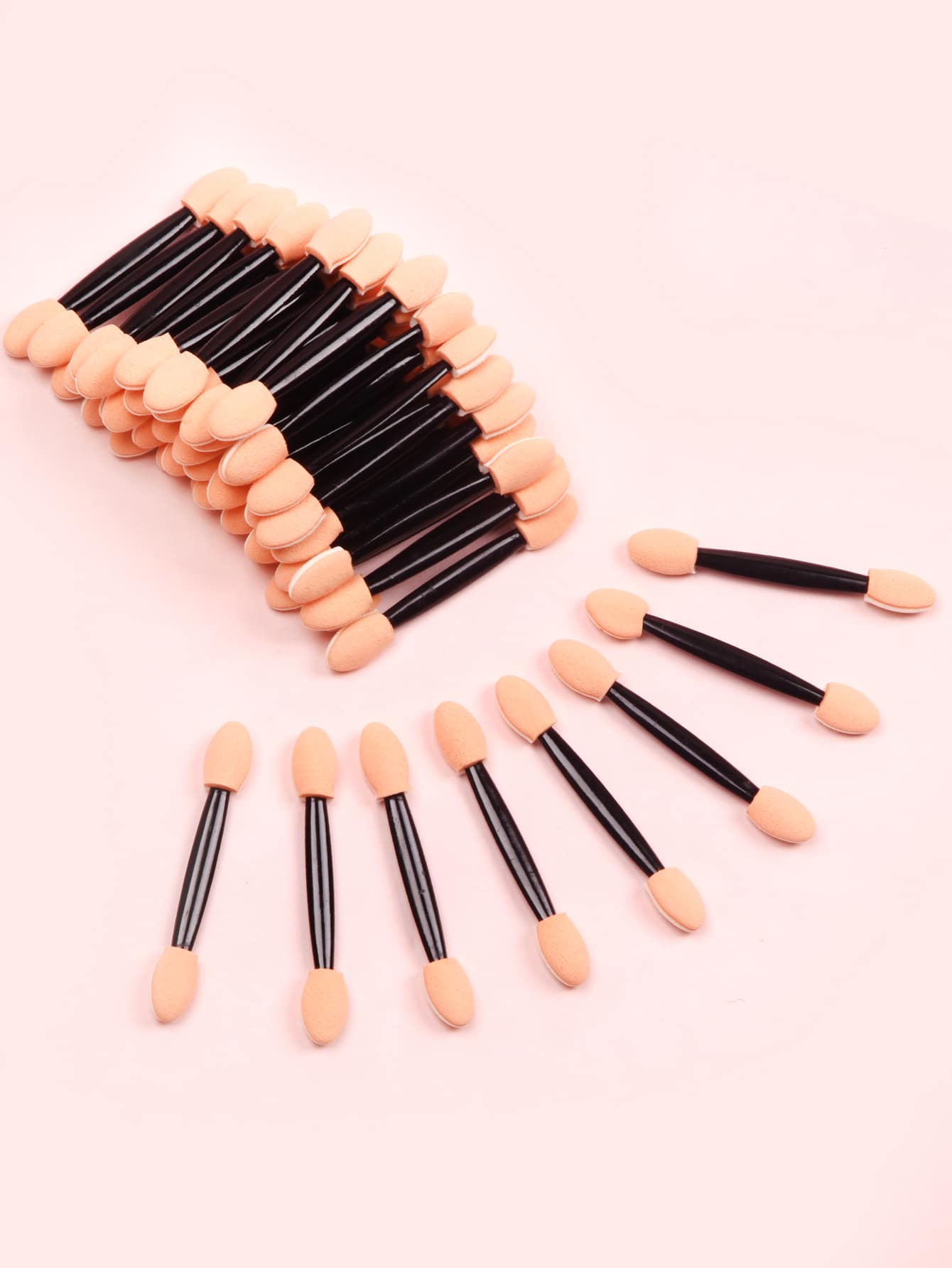 50pcs Doubleended Sponge Eyeshadow Brush