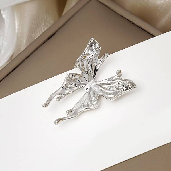 1pc Butterfly Earring, Silver
