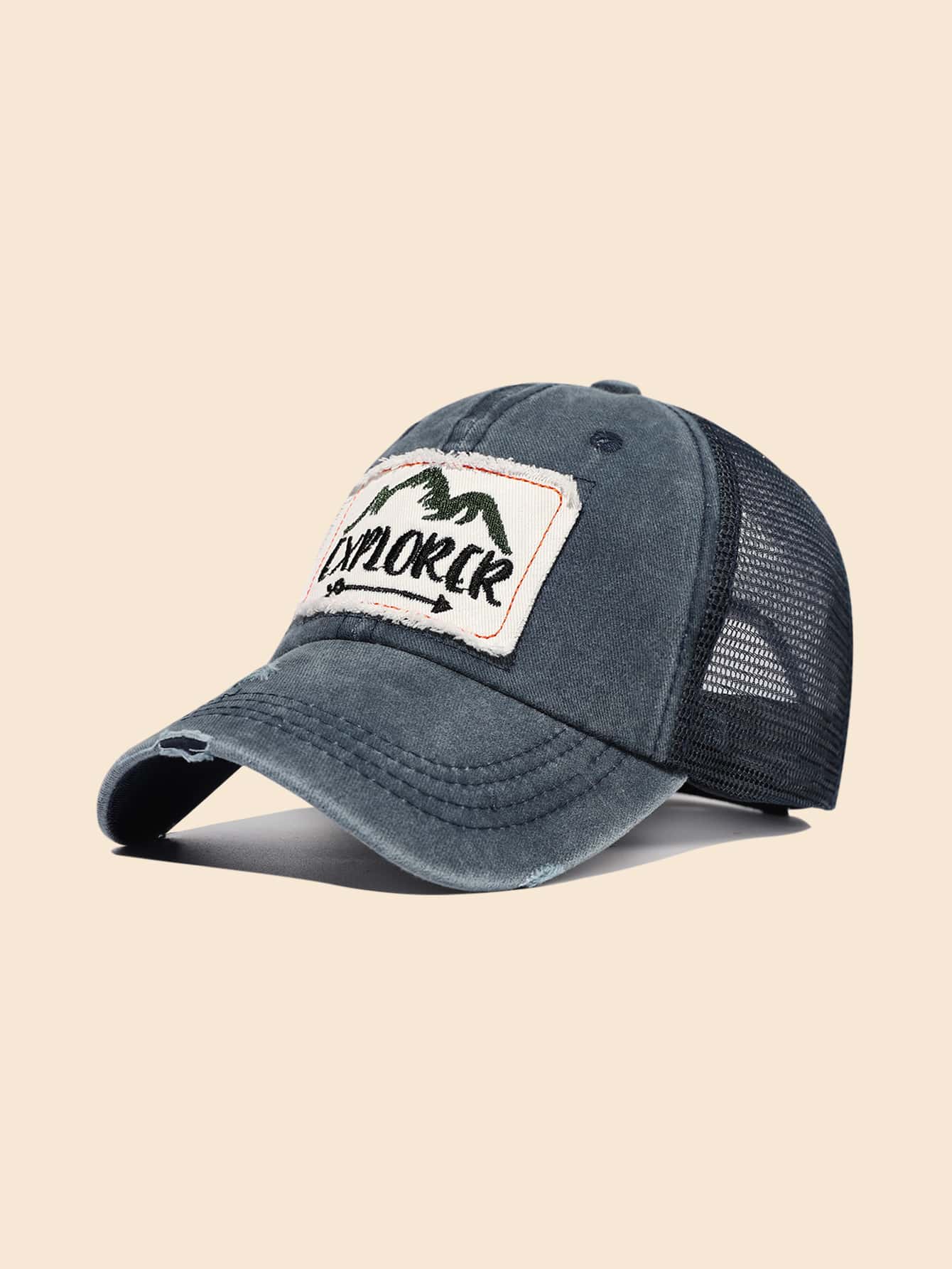 قبعة بيسبول شبكية متباينة للرجال