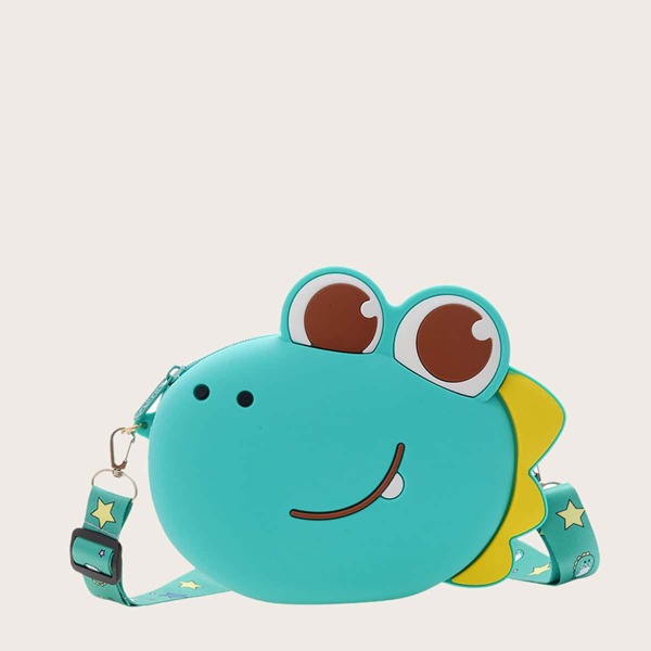 Kids Dinosaur Crossbody Bag, Blue