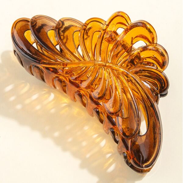 Simple Hair Claw, Brown