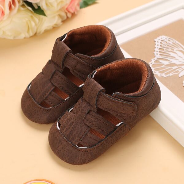 Baby Minimalist Hollow Out Sneakers, Brown