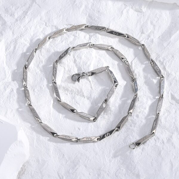 Stainless Steel Necklace, Silver