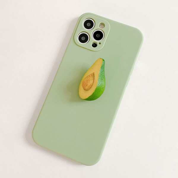 Fruit Decor Phone Case, Green
