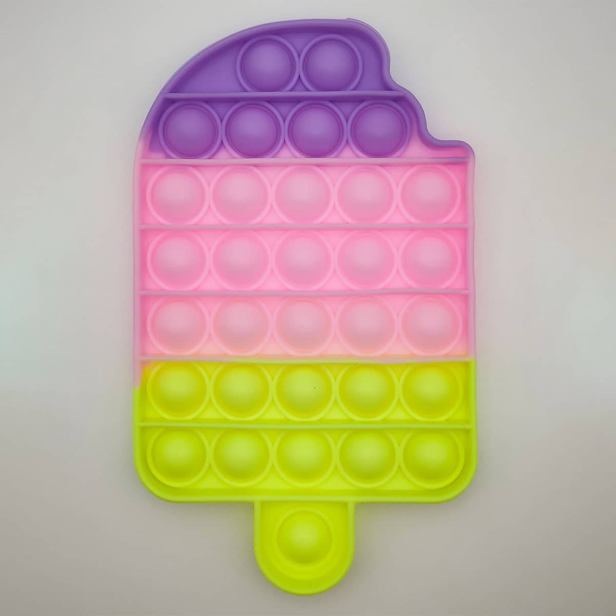 Ice Cream Shaped Push Pop Bubble, Multicolor 
Ice Cream Shaped Push Pop Bubble, Multicolor