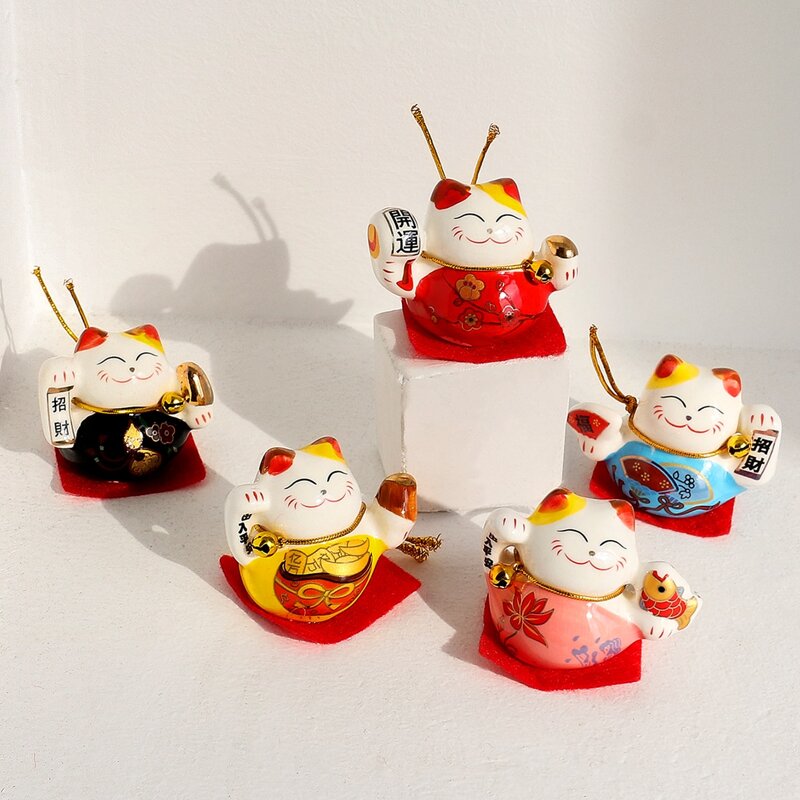 5pcs Cat Art Decoration, Multicolor 
5pcs Cat Art Decoration, Multicolor