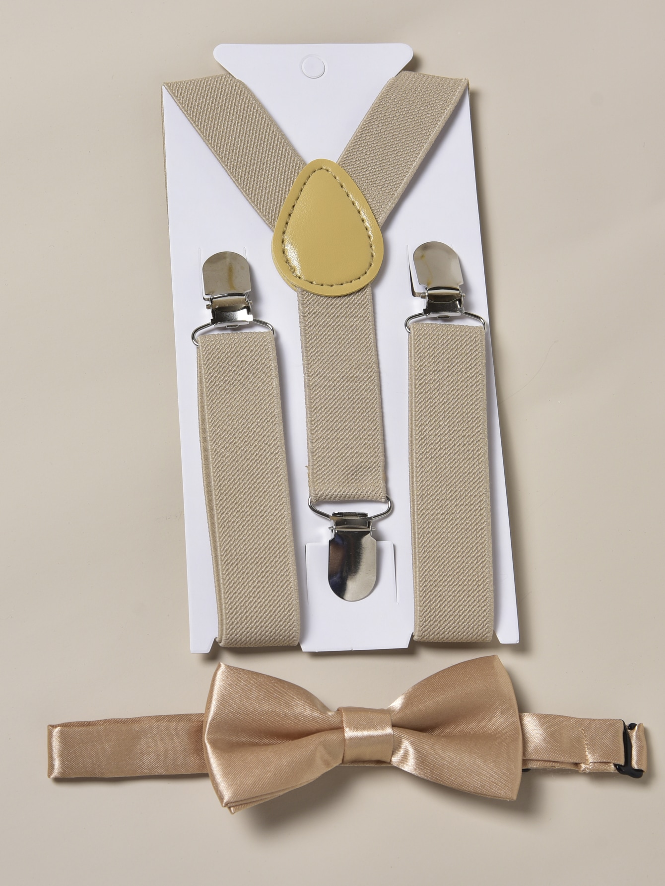 Toddler Boys Bow Tie & Suspender