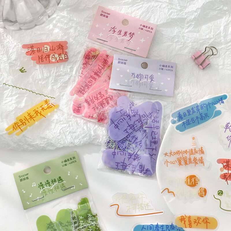 40pcs Letter Graphic Random Sticker, Multicolor 
40pcs Letter Graphic Random Sticker, Multicolor