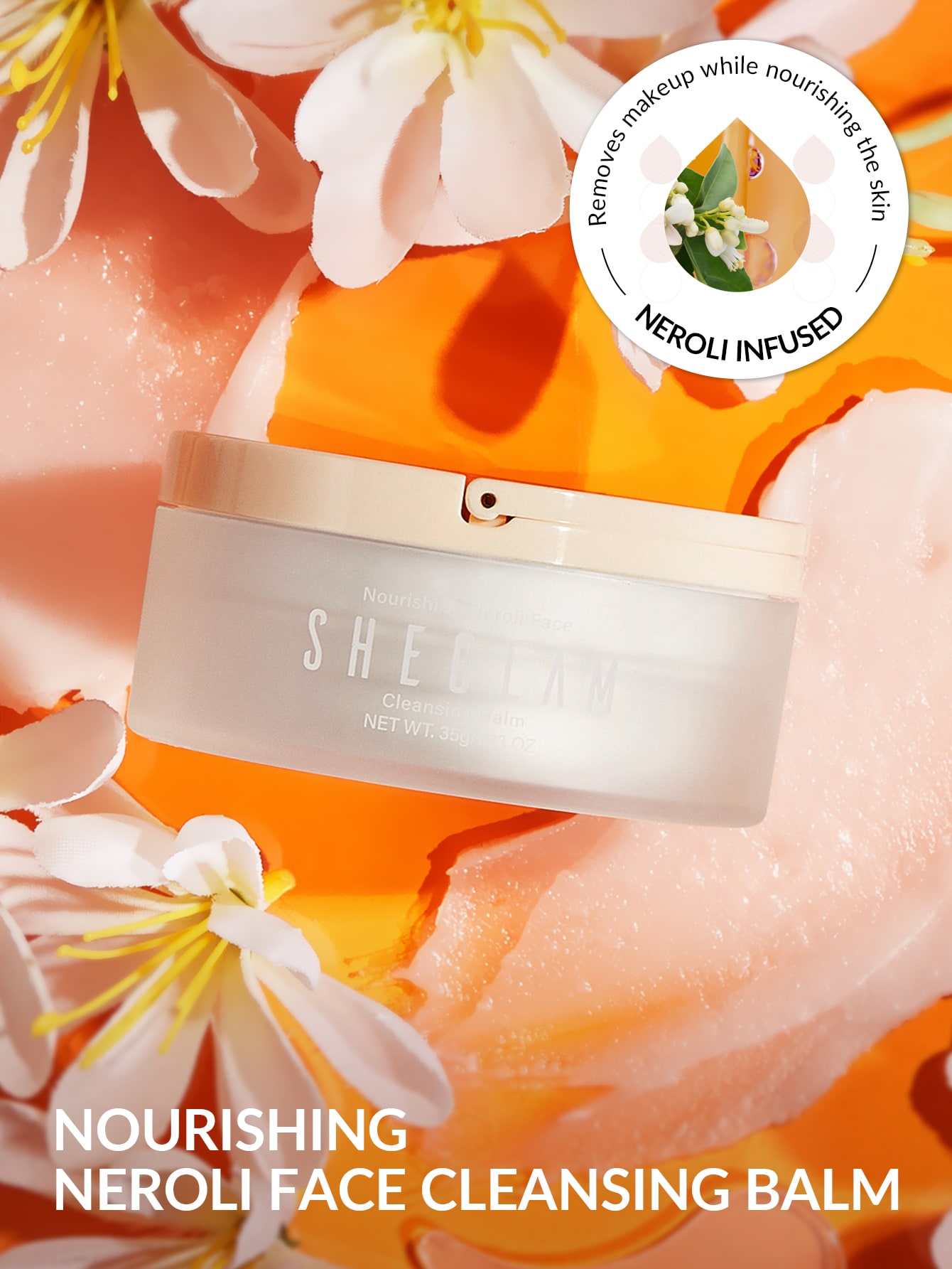 SHEGLAM Bálsamo Limpiador Facial Nutritivo de Neroli 35g