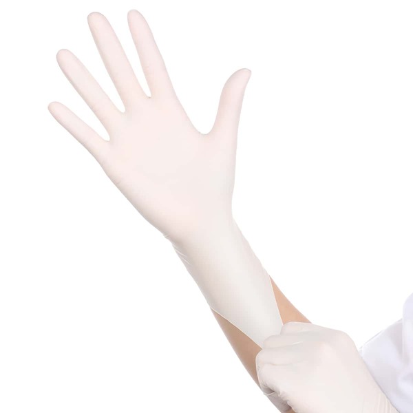 50pairs Solid Color Gloves, Beige