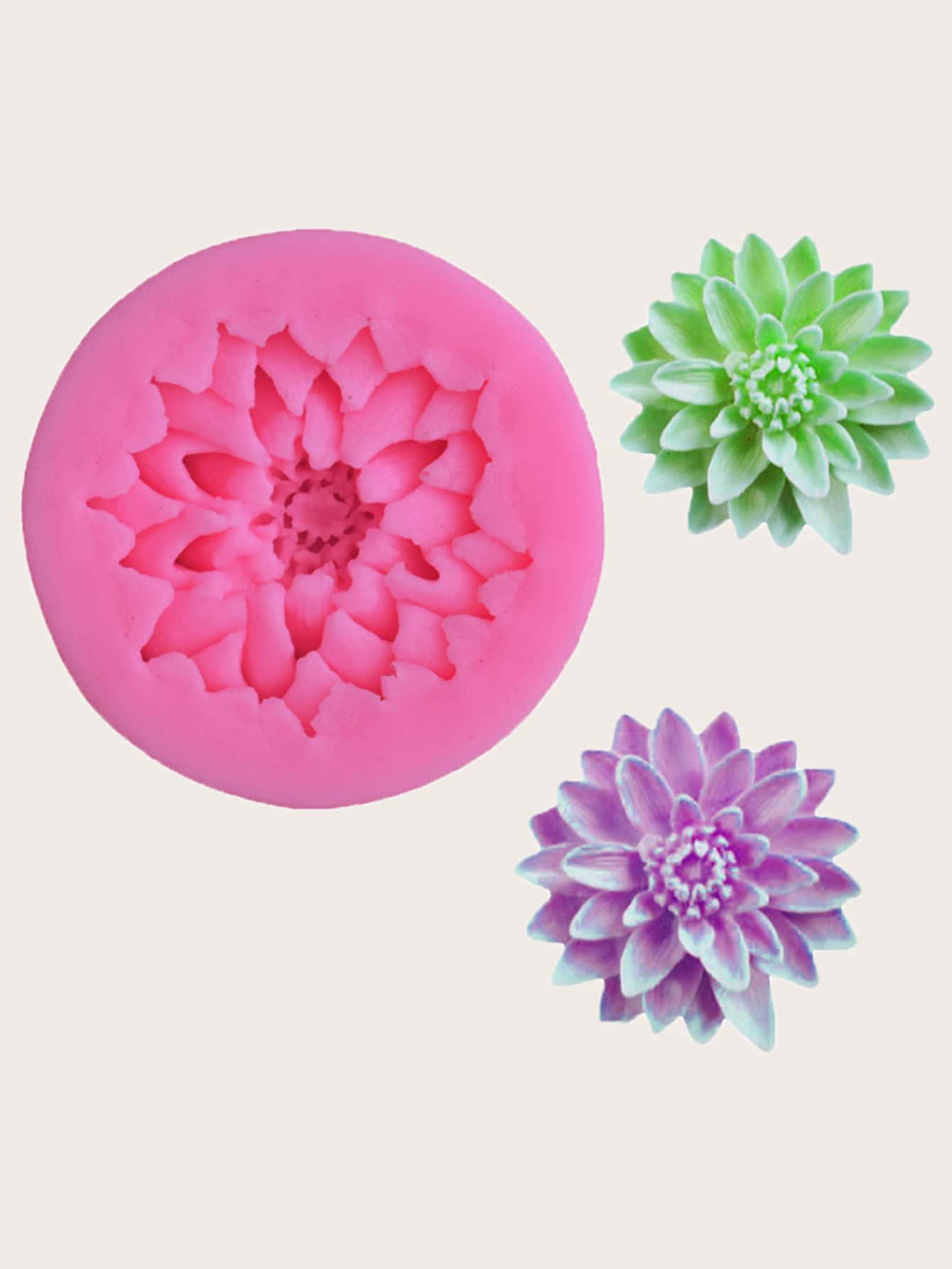 1pc DIY Silicone Flower Shaped Mold