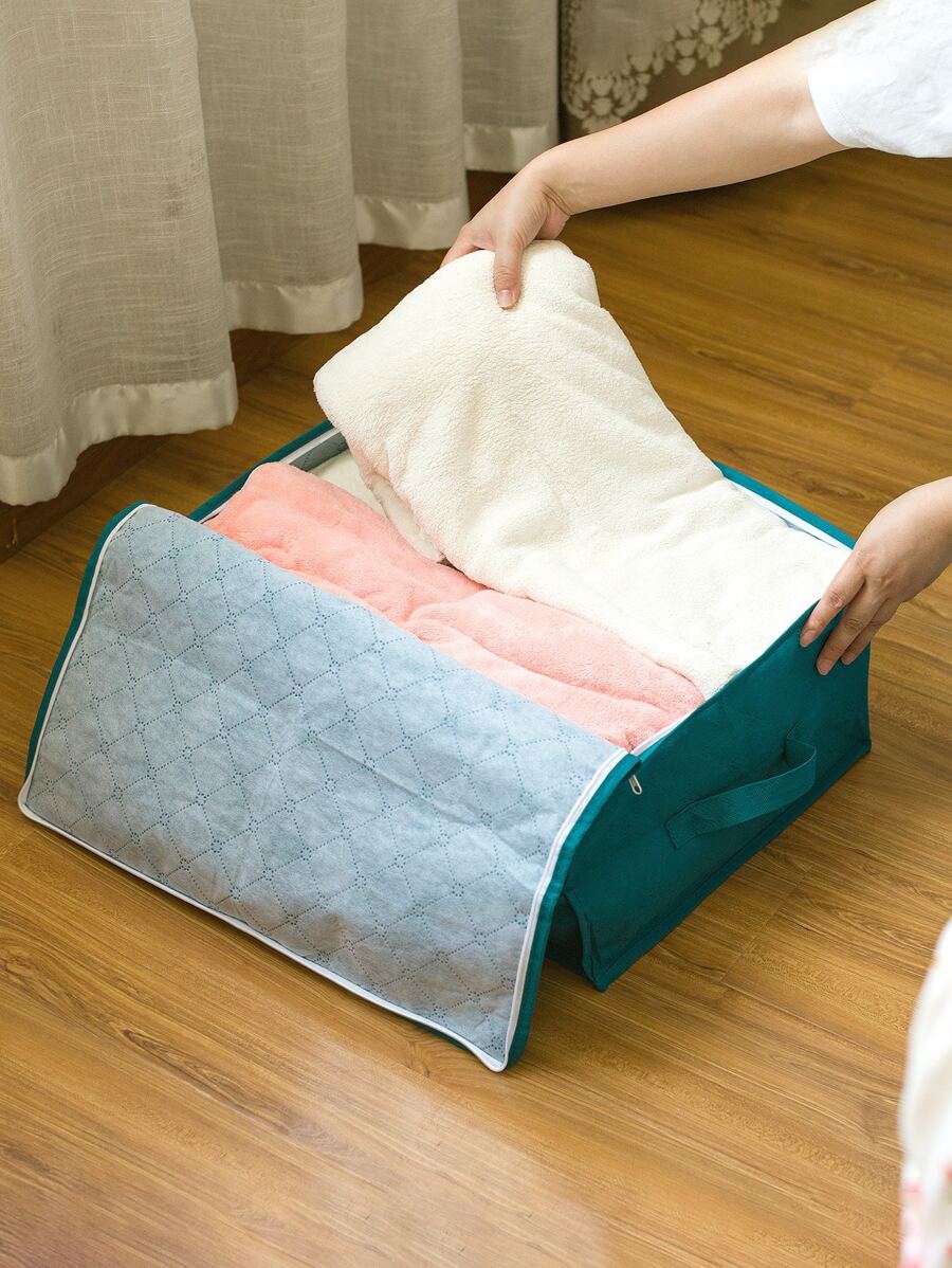 1pc Foldable Clothes Storage Box, Dust-Proof Household Storage Boxbedroom,Organizer,Organiser,Home Storage,White T Shirt Women,Black Pants Women,Ladies Winter Clothes,Dress,Winter Clothes For Ladies,Elegant Woman Dresses,White Shirt For Ladies,Long Sleeve,White Jumpsuit For Women,Spring Dresses For Women,Spring Outfits For Women,Spring,Spring Clothes,Minimalist,Summer Tops