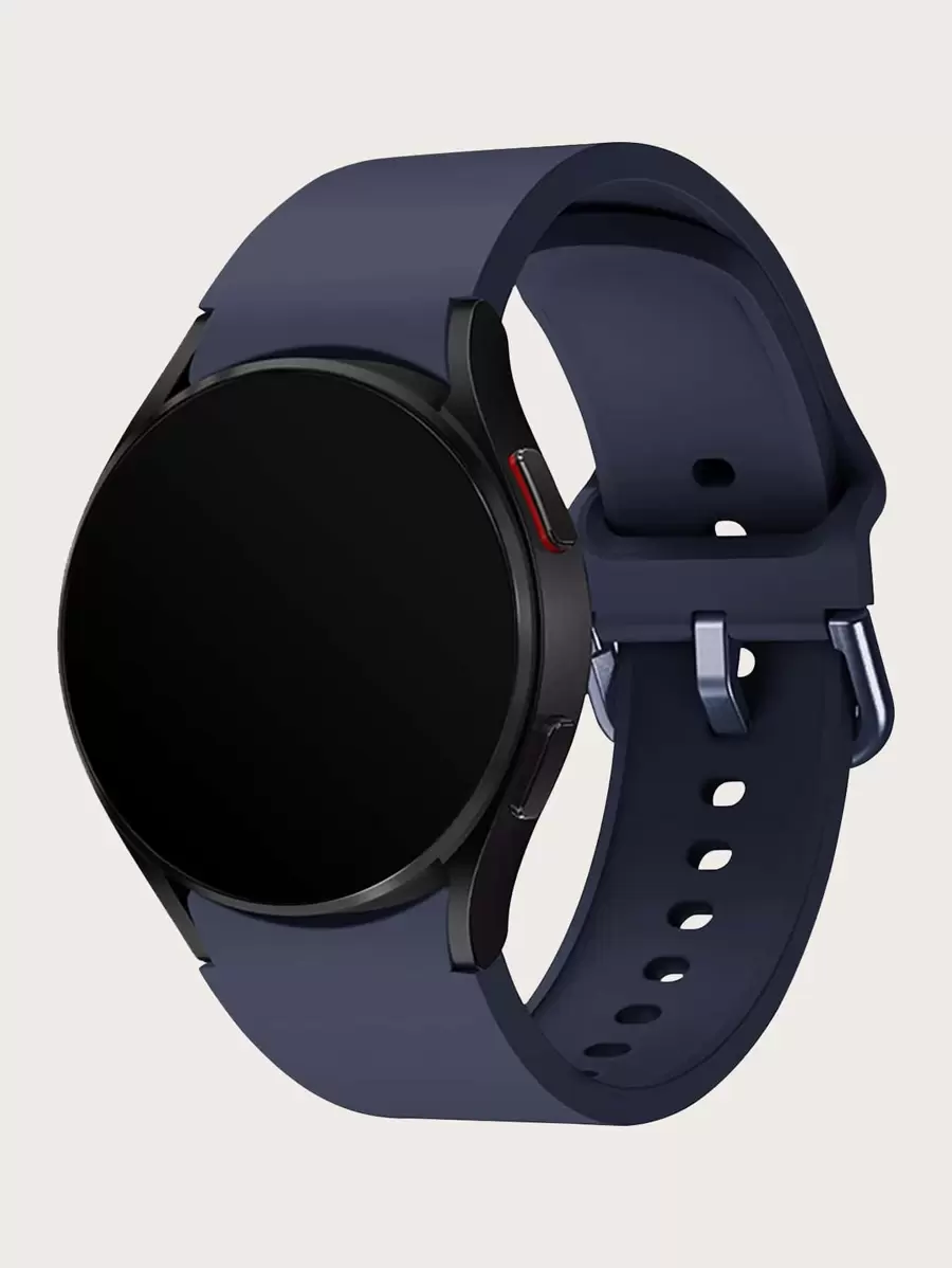 1pc Soft Silicone Sports Watch Band Compatible With Samsung Galaxy Watch 6 44mm 40mm/Galaxy Watch 5/Watch 4 40mm 44mm/Galaxy Watch 5 Pro 45mm/Watch 6 Classic 47mm 43mm, For Both Men And Women As A Gift For Students Returning To School