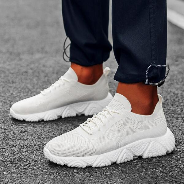 Minimalist Breathable Running Shoes, Beige