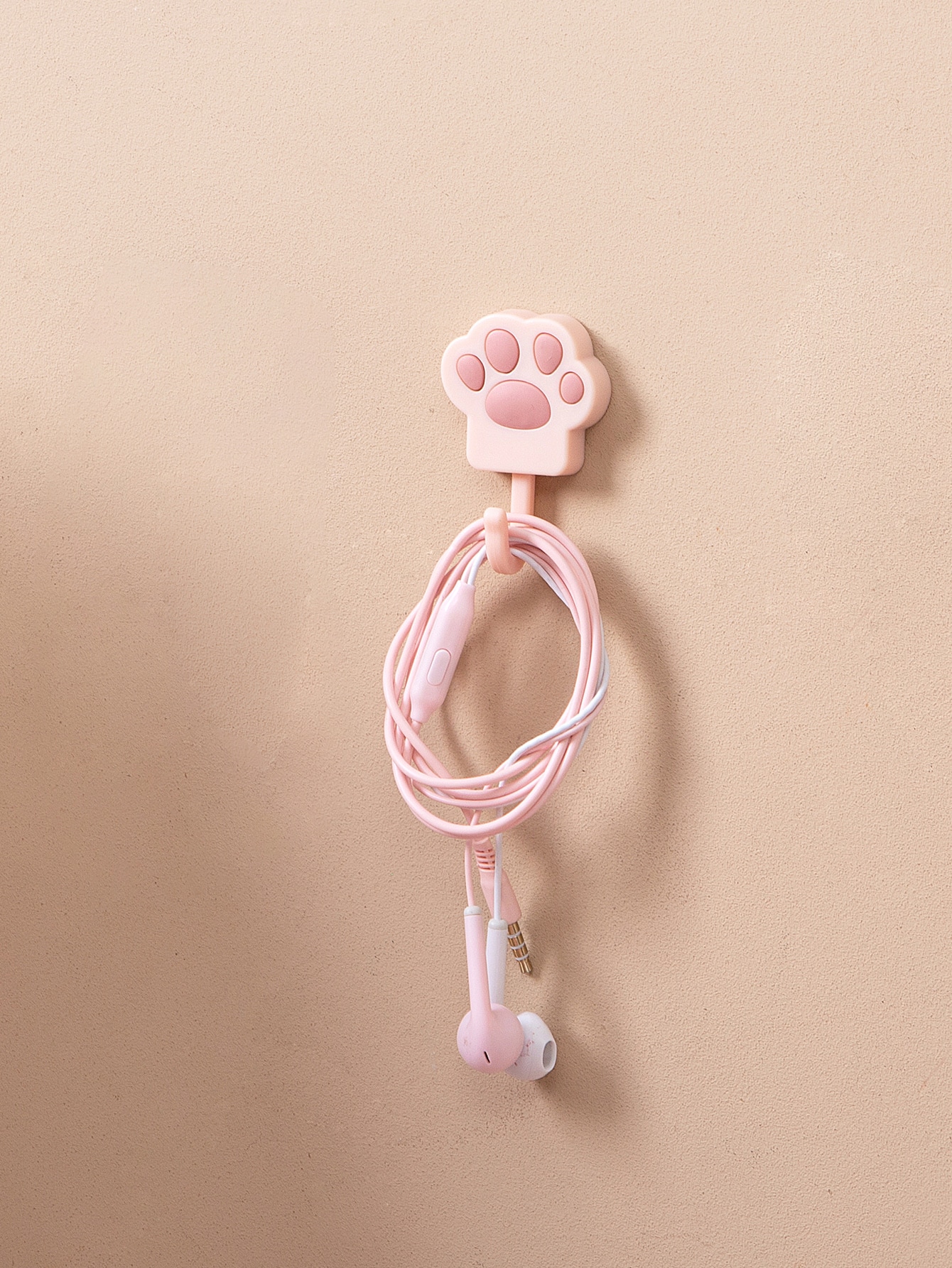 5pcs Cat Paw Shaped Wall Hook