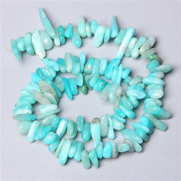 Stone Beaded DIY Jewelry Accessory, Mint blue